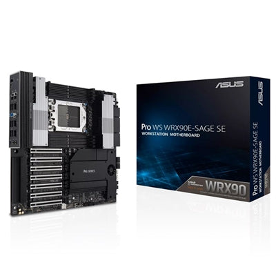 Asus WS WRX90E-SAGE SE Workstation Motherboard - AMD WRX90 Chipset - Socket sTR5 - SSI EEB Asus WS WRX90E-SAGE SE Workstation Motherboard - AMD WRX90 Chipset - Socket sTR5 - SSI EEB